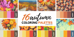 Autumn Coloring Palettes: 16 Coloring Palettes To Inspire You